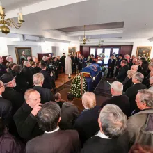 Academia Română | Patriarhul Daniel i-a adus un ultim omagiu Academicianului Ionel-Valentin Vlad