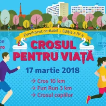 17 martie 2018: „Crosul pentru viață” în parcul Alexandru Ioan Cuza din Bucureşti