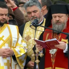 Elevii Școlii de Agenți de Poliție din Câmpina care au depus jurământul militar au primit binecuvântarea PS Timotei