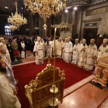 Buna Vestire la Catedrala din Iași: Patriarhul României a oficiat Sfânta Liturghie împreună cu 14 ierarhi