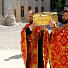 Vecernie | Moaștele Sf. Efrem cel Nou au fost aduse în Catedrala Patriarhală