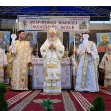 „Un reper important al identităţii noastre naţionale”, Biserica Mănăstirii Dealu a fost resfinţită după 517 ani