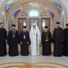 Patriarhul Daniel i-a primit la Reşedinţa Patriarhală pe Stareţii Marii Lavre şi Schitului Prodromu