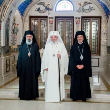 Patriarhul României a primit vizita Mitropolitului de Hama