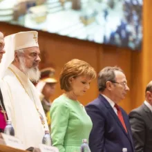 Patriarhul Daniel a participat la şedinţa solemnă a Parlamentului României dedicată Centenarului Marii Uniri