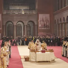 Eroii neamului au fost pomeniţi pentru prima dată la Catedrala Naţională