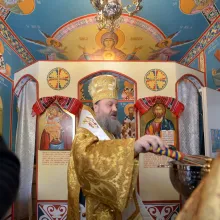 Pictura Capelei de la Institutul Mamei și Copilului a fost sfințită de Episcopul vicar Timotei Prahoveanul