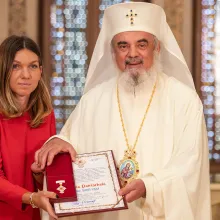 Patriarhul României i-a acordat Simonei Halep Crucea Patriarhală