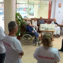 Victor Socaciu a vizitat pacienţii de la Centrul de îngrijiri paliative „Sfântul Nectarie”