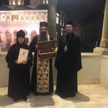 Moaștele Sf. Ier. Dionisie au ajuns în București