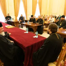 Pelerini din Ucraina în vizită la Patriarhie