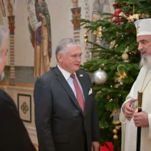 Noul ambasador al Statelor Unite ale Americii la Bucureşti în vizită de prezentare la Patriarhia Română
