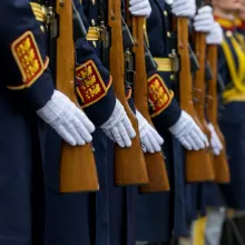Parastas pentru eroii revoluţiei la monumentul de la Radiodifuziune