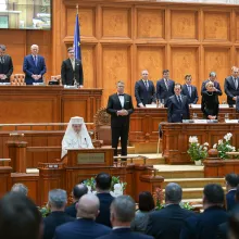 Ceremonia de învestire a Preşedintelui României | Patriarhul Daniel a rostit o rugăciune de binecuvântare