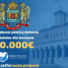 Donație a Patriarhiei Române pentru achiziționarea de echipamente medicale destinate spitalelor din județul Suceava