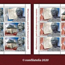 Romfilatelia îl omagiază pe Mihai Eminescu