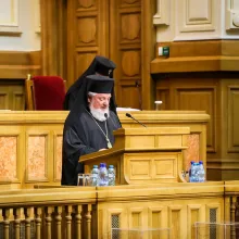 Sinod cu măsuri speciale: Prima ședință de lucru care are loc în Aula Magna a Palatului Patriarhiei
