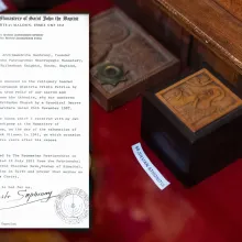 Document: Sf. Sofronie de la Essex a dăruit românilor moaștele Sf. Siluan Athonitul