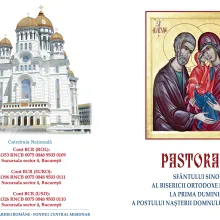 Pastorala Sfântului Sinod la prima Duminică a Postului Nașterii Domnului din anul 2020