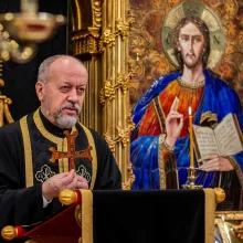 Pr. Gheorghe Holbea la denia de miercuri seara: Nu suntem aruncați în lume, ci viaţa noastră are o noimă duhovnicească