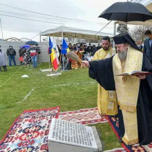 Început bun pentru o nouă biserică în Ilfov. Cel mai important moment: când ne-am rugat pentru sfințirea locului