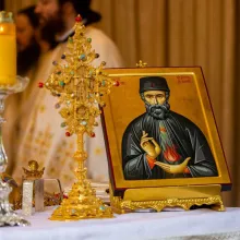 Sf. Efrem, fiu al Învierii. Sărbătoarea lui ne cheamă la întărirea credinței, a spus PS Timotei la Mănăstirea Radu-Vodă