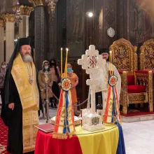 Eminescu nu a murit, ci trăieşte în Împărăţia lui Dumnzeu şi în sufletul fiecărui român: Episcopul vicar Ieronim Sinaitul