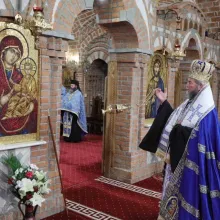 Patriarhul Daniel îl felicită pe Episcopul Iustin la aniversarea de 60 de ani: Un ierarh dinamic şi misionar