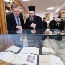 Ioan-Aurel Pop a vizitat Mănăstirea Radu Vodă și Seminarul Teologic din Bucureşti