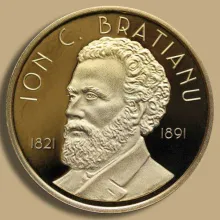 BNR îl omagiază pe Ion Brătianu printr-o monedă de aur