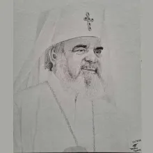 Creion, hârtie şi talent. La mulţi ani, Preafericite Părinte Patriarh!
