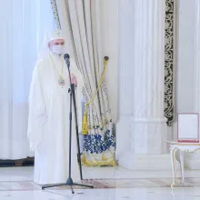 La primirea distincţiei, Patriarhul Daniel i-a mulţumit Preşedintelui Iohannis pentru aprecierile la adresa Bisericii