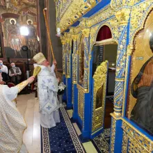PS Varlaam Ploieşteanul a sfinţit pictura bisericii „Naşterea Maicii Domnului” – Ghencea