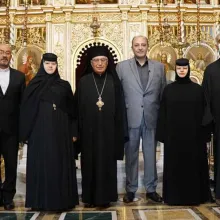Patriarhul Melchit Youssef Absi a vizitat Mănăstirea Ghighiu