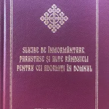 Editura IBMO: Slujbe de înmormântare, parastase și alte rânduieli pentru cei adormiți în Domnul