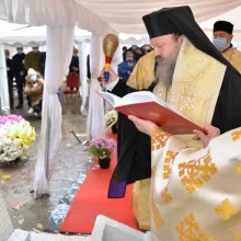 A fost pusă piatra de temelie a capelei din curtea Institutului Oncologic București