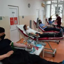Jandarmii au donat 500 de litri de sânge în campania Patriarhiei: Donează sânge, salvează o viață!