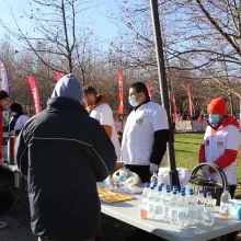 Sute de persoane au participat în IOR la Maratonul de Ziua Națională. Voluntarii CMN, parteneri ai evenimentului