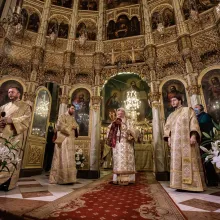 PS Varlaam la hramul Catedralei Sf. Spiridon-Nou: Prăznuirea lui este un îndemn să combinăm postul cu milostenia