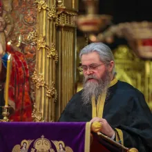 Arhim. Clement Haralam la Canonul Mare: Pocăința înseamnă întoarcerea către tine însuți