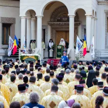 Prezență ridicată la Pelerinajul de Florii din Capitală: Este o lucrare mărturisitoare, a spus Patriarhul Daniel