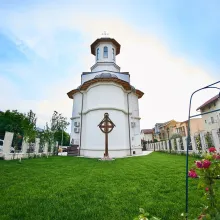 Procesiune cu moaștele Sfântului Ioan Rusul de hramul Parohiei Brâncuși
