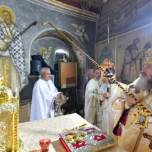 Sfințirea bisericii din Balotești, Scăldătoare a Siloamului în care credincioșii își spală ochii sufletului: PS Ieronim