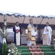 PS Ieronim Sinaitul a binecuvântat lucrările de renovare de la o parohie prahoveană