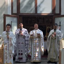 Hram la capela unui cimitir bucureștean: Este ocrotită de cei mai vechi martiri atestați pe teritoriul României