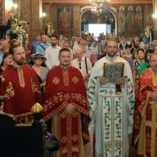 Sfântul Mucenic Fanurie a fost cinstit la biserica sa din Capitală
