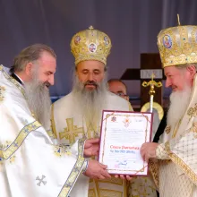 Arhimandritul Ciprian Grădinaru a primit Crucea Patriarhală