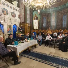 Fiii duhovnicești l-au evocat pe Părintele Sofian la Mănăstirea Antim. „Marii duhovnici sunt oamenii libertății”