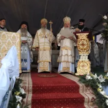 Mesajul Patriarhului Daniel la resfinţirea bisericii din satul natal al Arhim. Ciprian Grădinaru