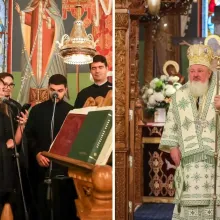 Cântări în greacă și arabă la Biserica Șerban Vodă: M-am gândit la obștea multinațională a Sf. Paisie, a spus PS Varlaam